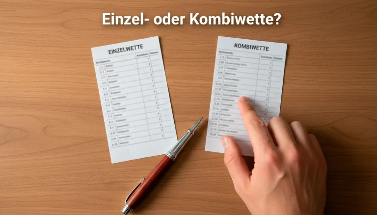 Einzelwette oder Kombiwette – langfristiger Vergleich Rendite und Risiko